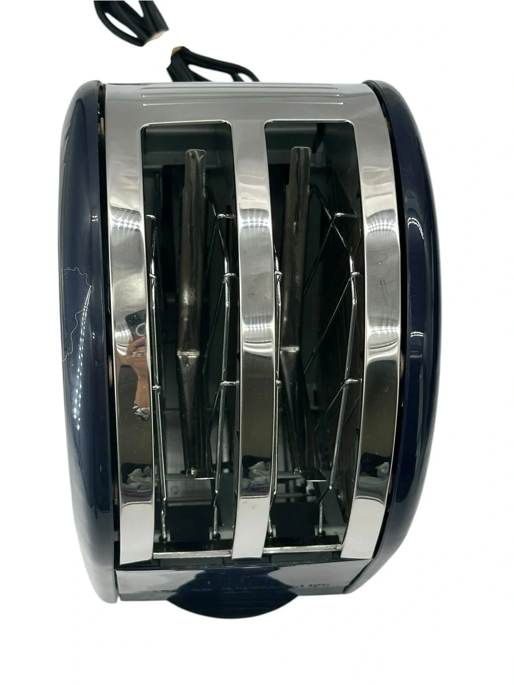 Fiesta 2-Slice Toaster Cobalt Blue Chrome TS-2012 Retro/VTG 6 Settings Pristine